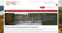 Desktop Screenshot of carrollohchamber.com