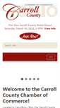 Mobile Screenshot of carrollohchamber.com